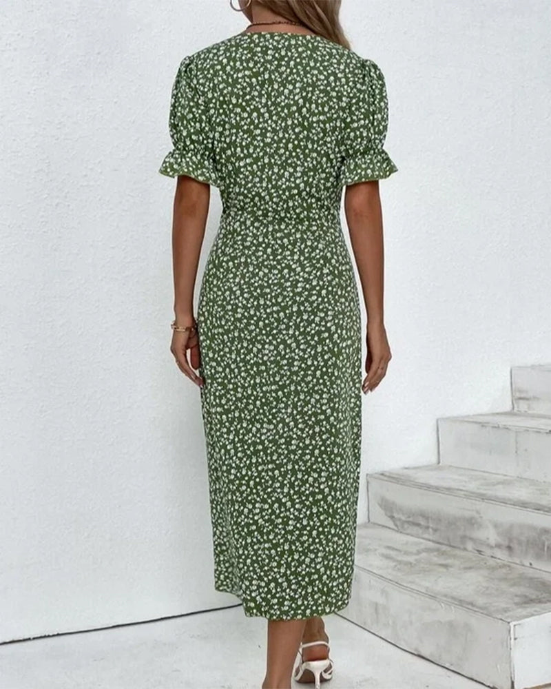 Nathalie - abito fine con bottoni