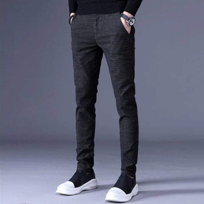 Alex -pantaloni in tessuto dal taglio moderno