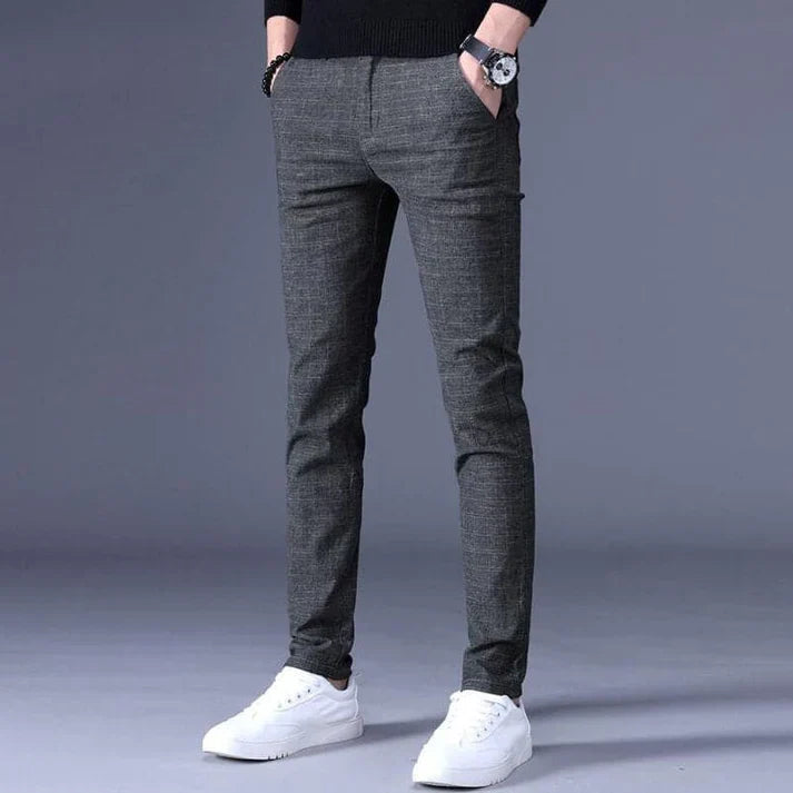 Alex -pantaloni in tessuto dal taglio moderno