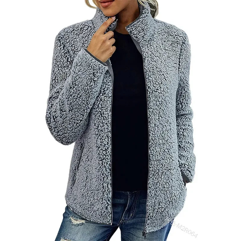 OLIVIA | giacca in pile da donna