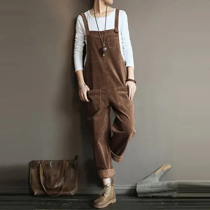 Salopette in denim casual per uno stile chic e confortevole