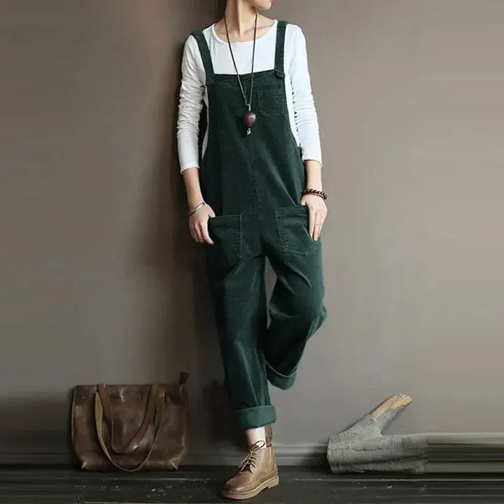 Salopette in denim casual per uno stile chic e confortevole