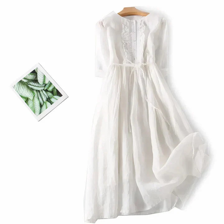 Elegante abito in lino - Suz