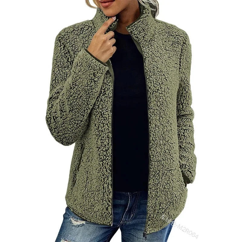 OLIVIA | giacca in pile da donna