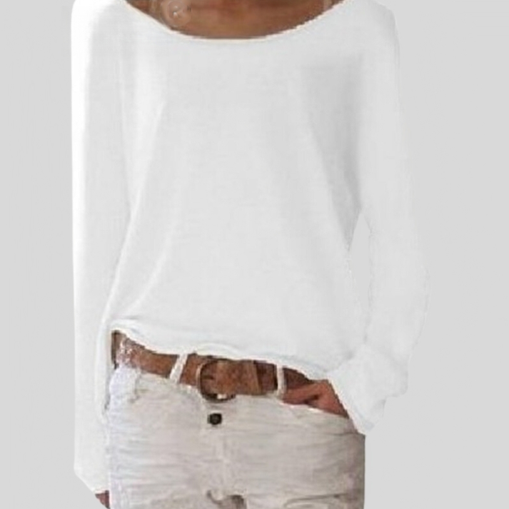 Alexa - elegante maglione leggero con scollo rotondo