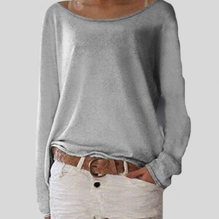 Alexa - elegante maglione leggero con scollo rotondo