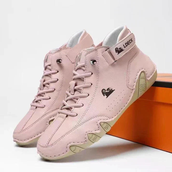Scarpa - a piedi nudi antiscivolo ultra confortevole realizzata in vera pelle