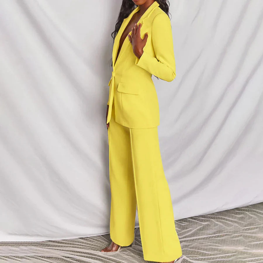Leotine - set blazer e pantaloni chic