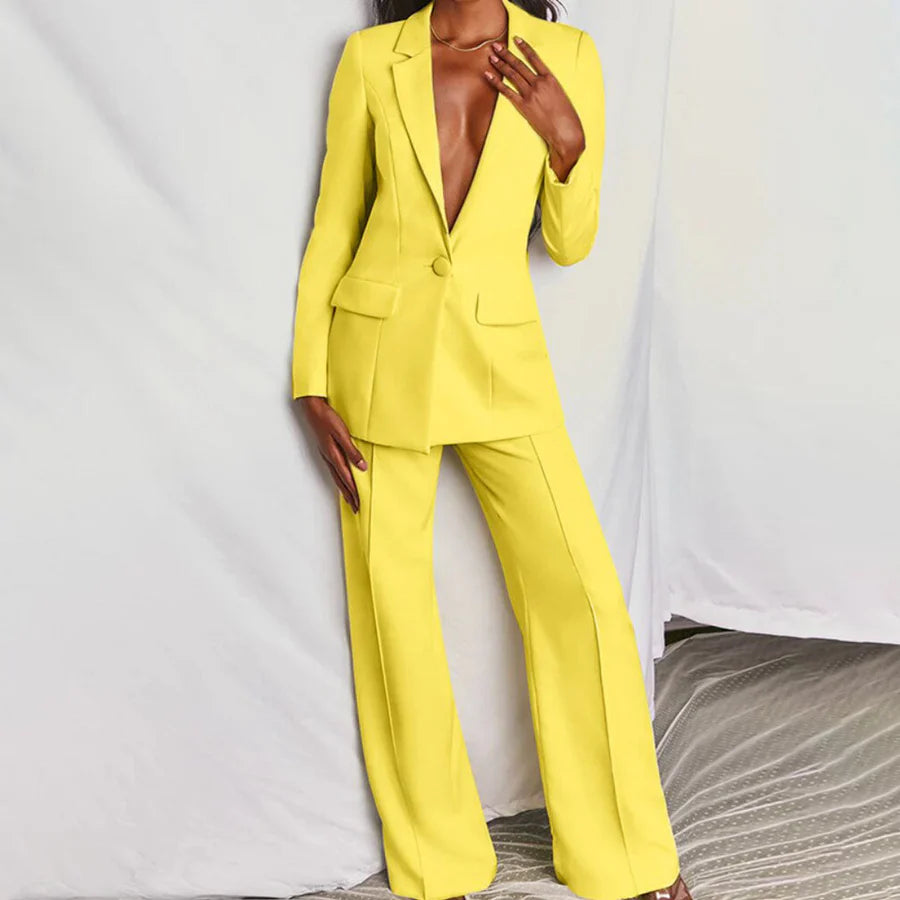 Leotine - set blazer e pantaloni chic