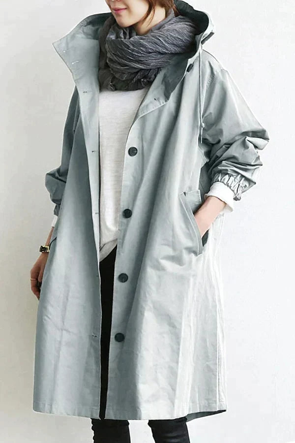 Impermeabile oversize con scudo urbano e trend setter