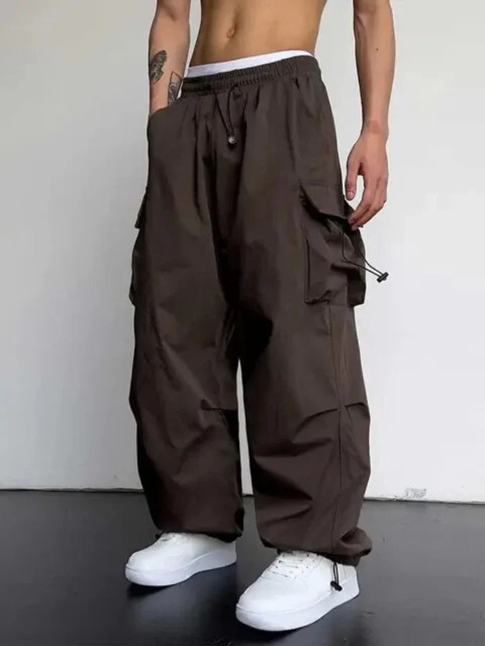 Pantaloni cargo larghi
