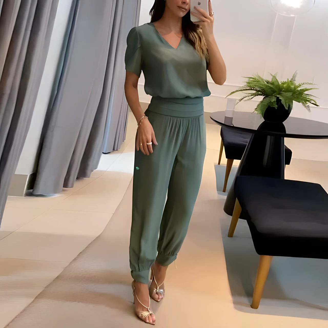 Set di camicetta e pantaloni eleganti di Birgit
