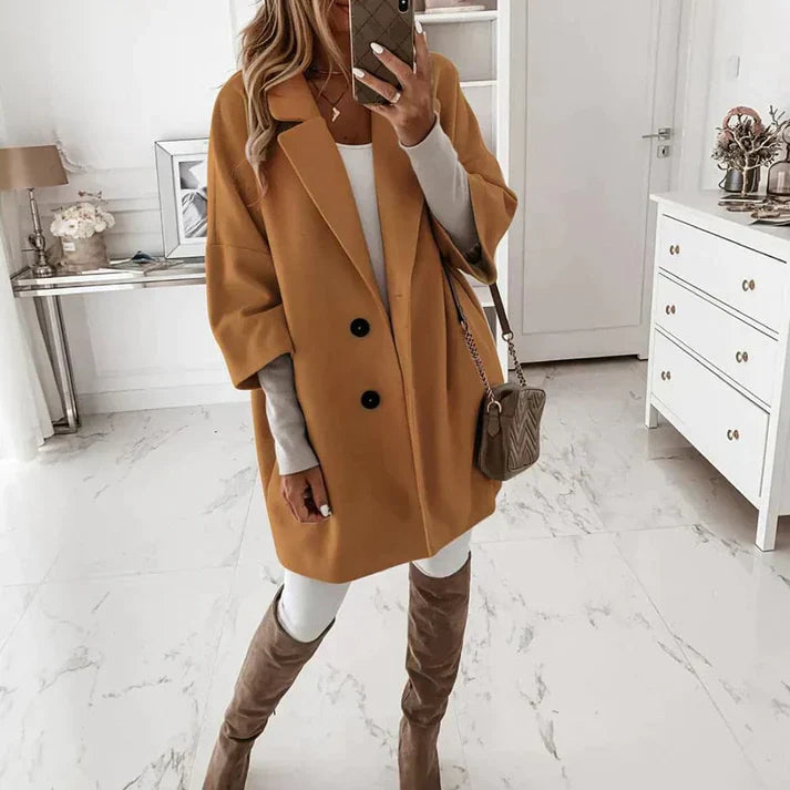 Delphine - cappotto invernale moderno e caldo