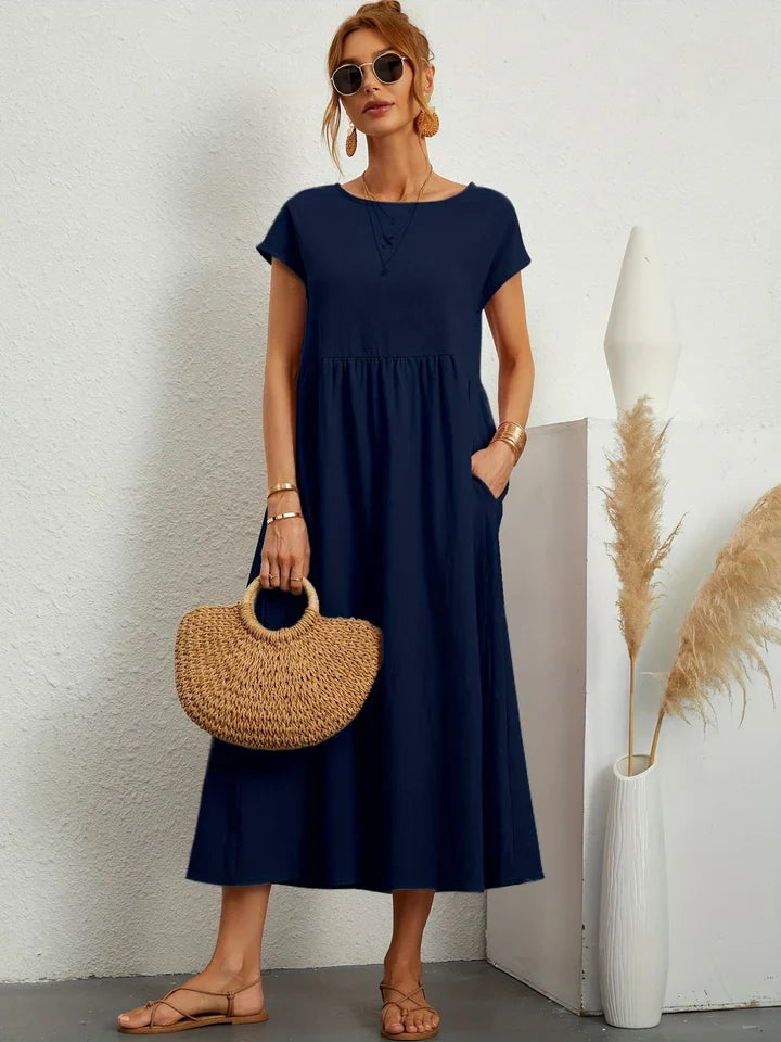 Renee - abito estivo vintage a maniche corte