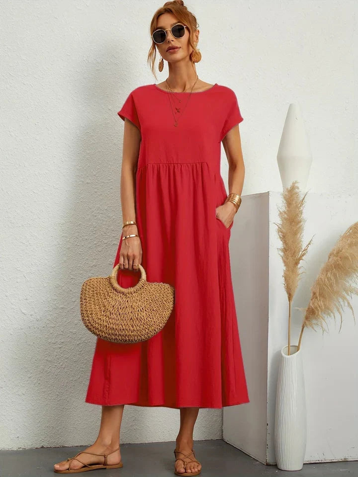 Renee - abito estivo vintage a maniche corte