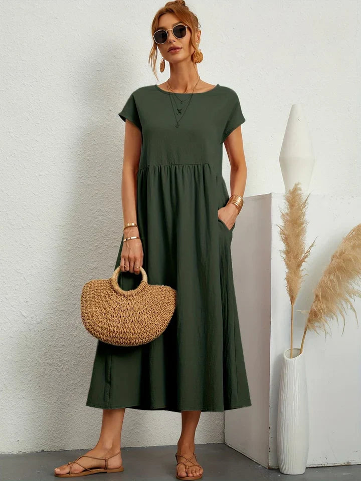 Renee - abito estivo vintage a maniche corte