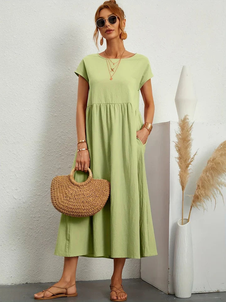 Renee - abito estivo vintage a maniche corte