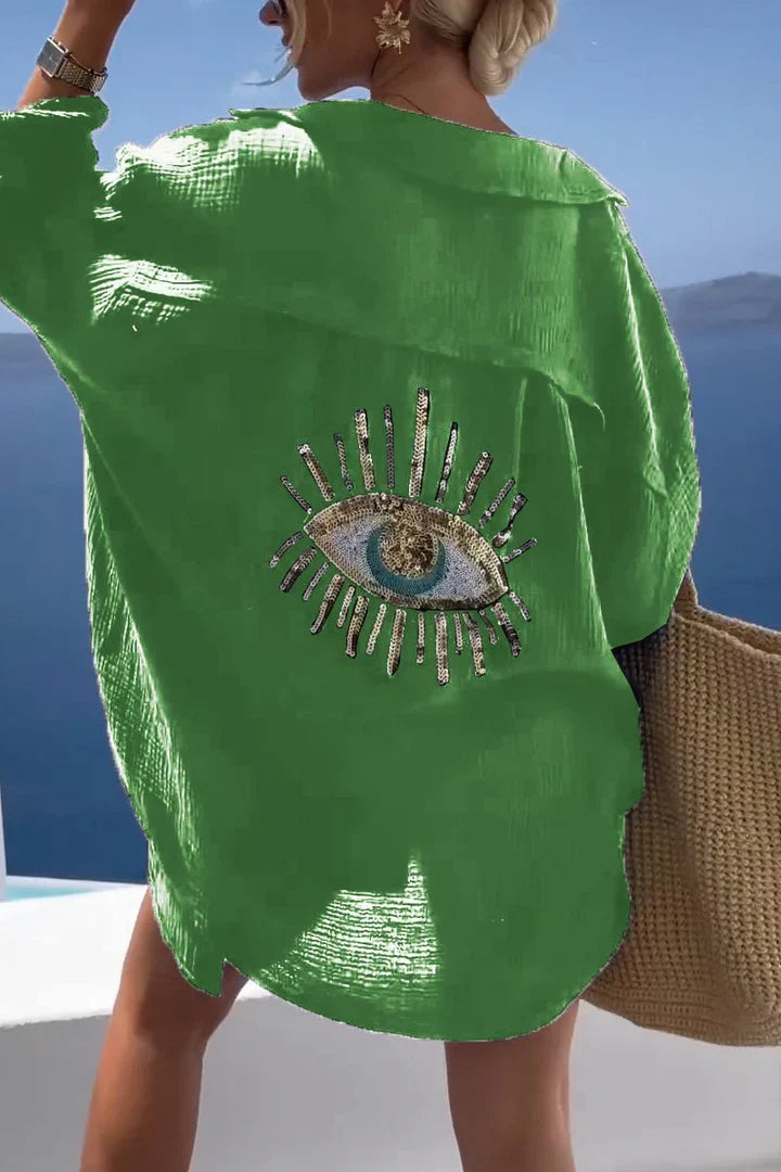 Luna - abito da spiaggia bianco