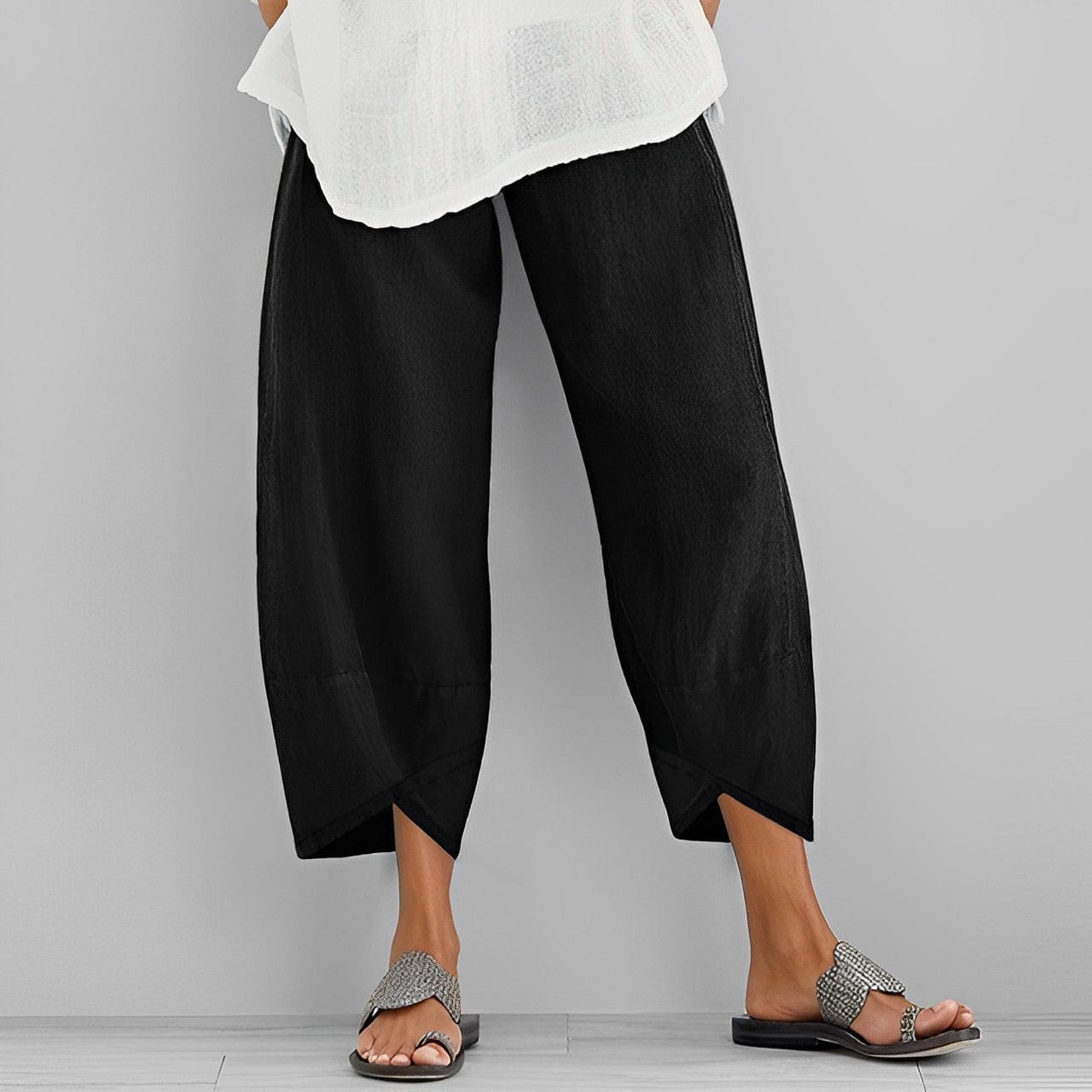 Pantaloni casual in lino per donna - Judit
