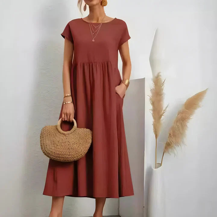 Renee - abito estivo vintage a maniche corte