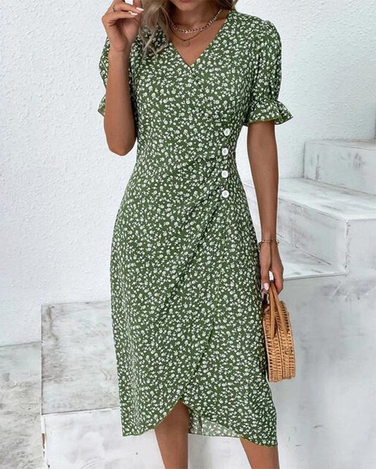 Nathalie - abito fine con bottoni