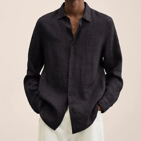 Elegante camicia da uomo in lino: La leggerezza contro la versatilità