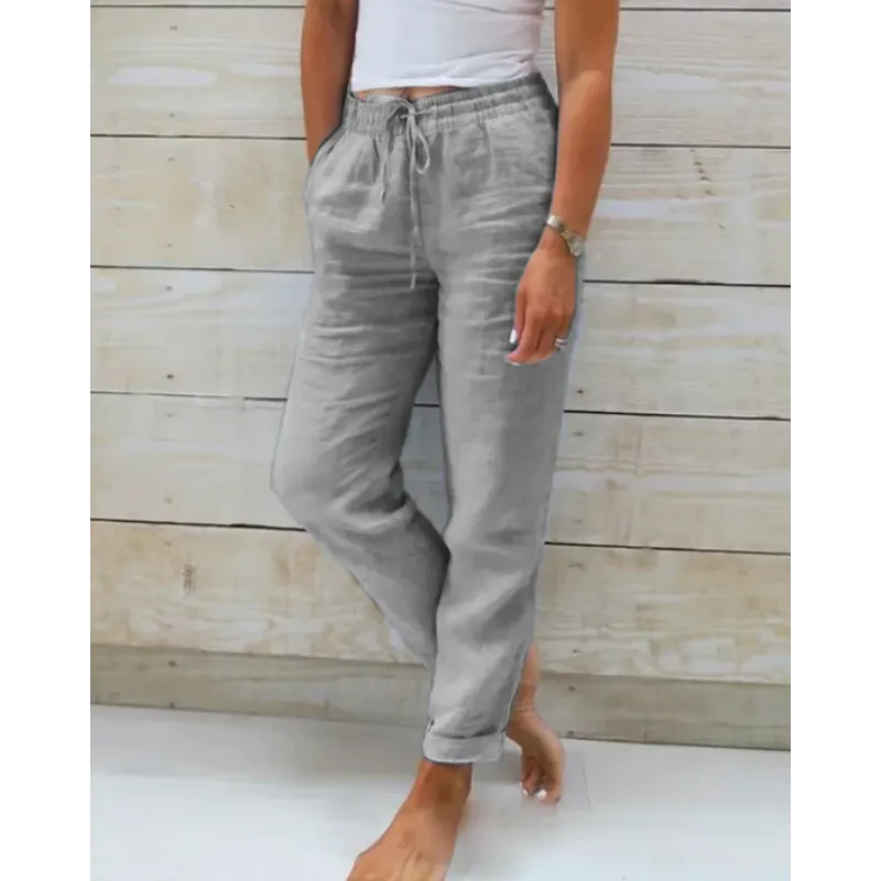 Stacy – pantaloni di lino eleganti per le donne