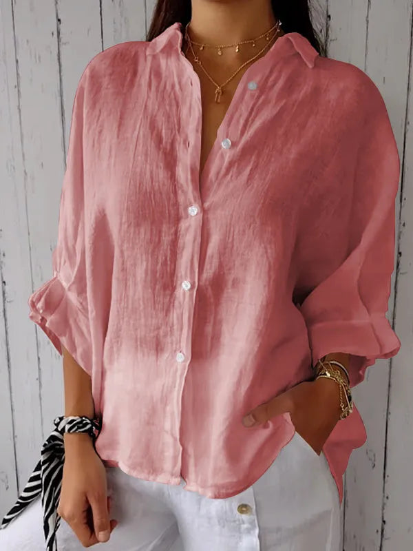 Naomi - top casual in lino da donna