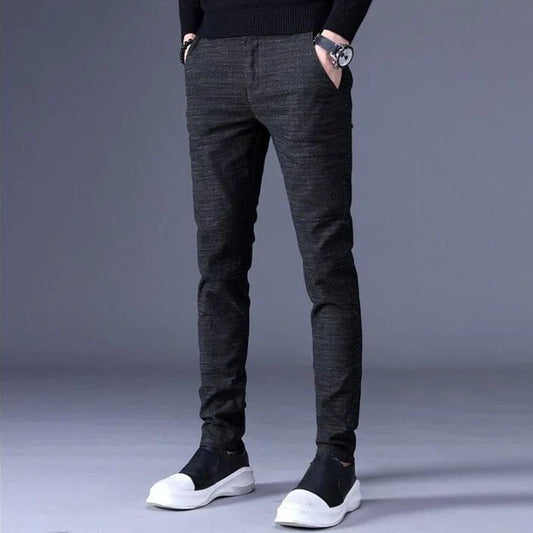 Alex -pantaloni in tessuto dal taglio moderno