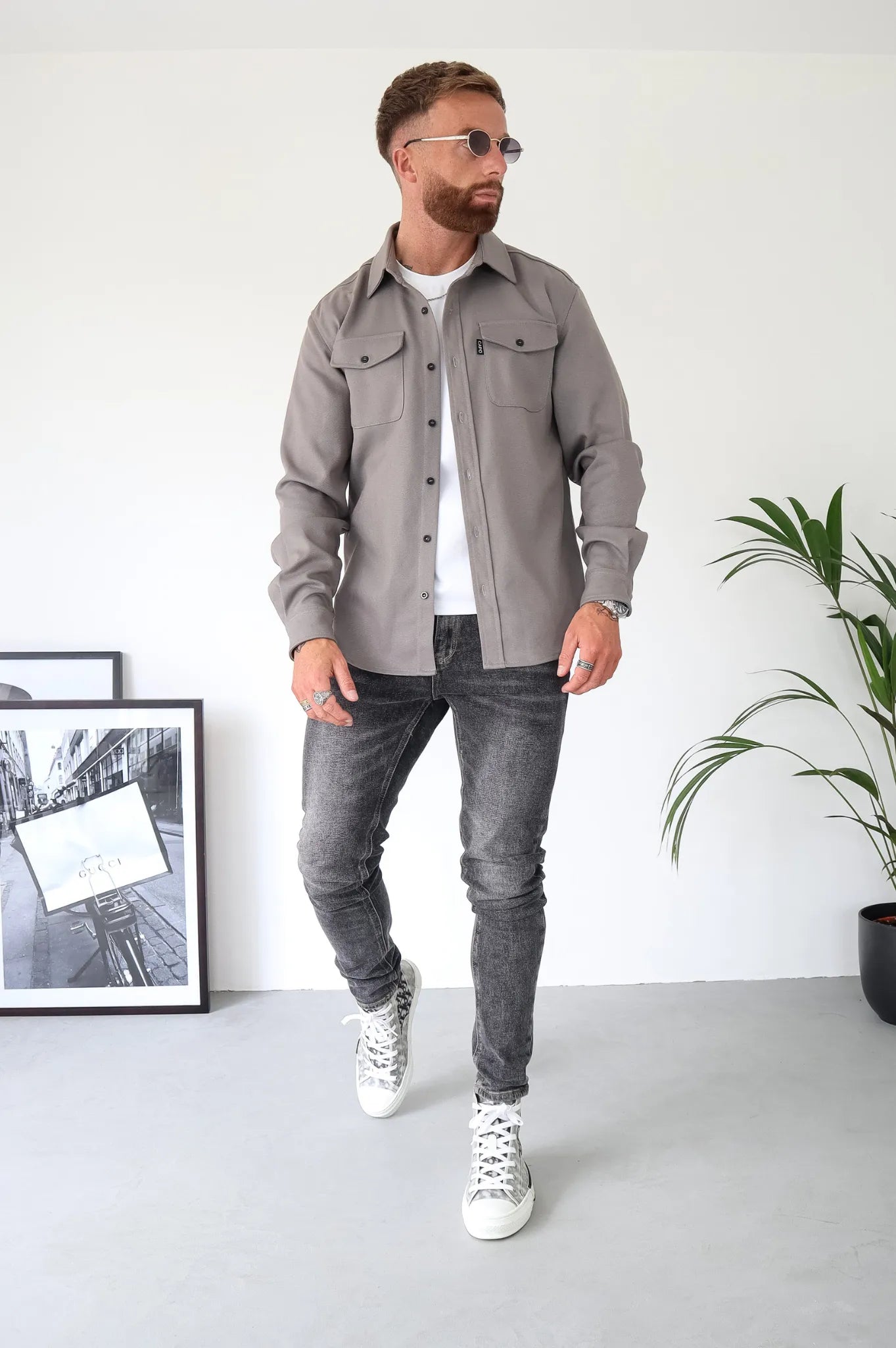 Giacca-camicia moderna per uomo - Azan