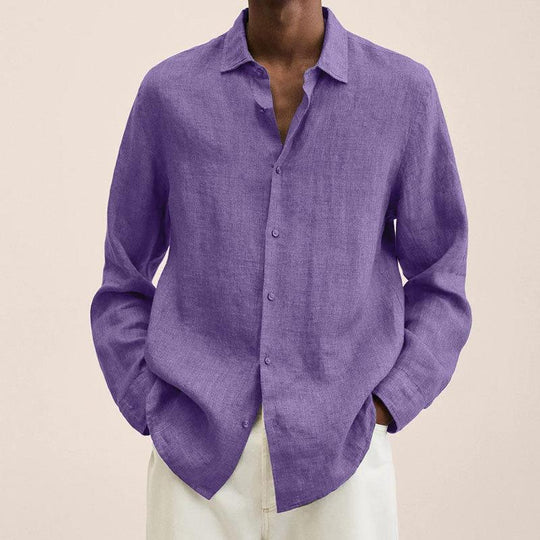 Elegante camicia da uomo in lino: La leggerezza contro la versatilità