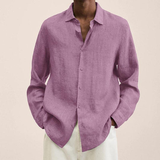 Elegante camicia da uomo in lino: La leggerezza contro la versatilità