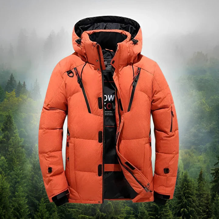 Parka arctic shield da uomo in piumino con cappuccio staccabile