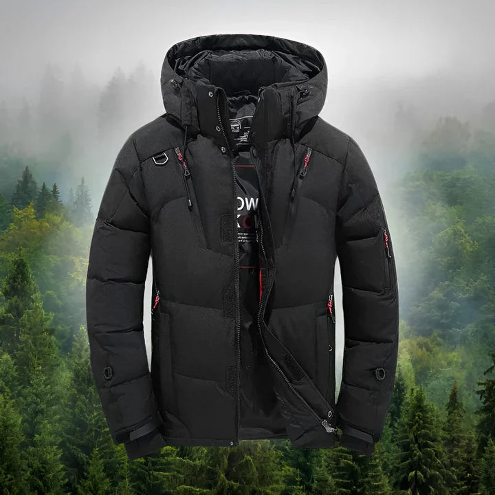 Parka arctic shield da uomo in piumino con cappuccio staccabile