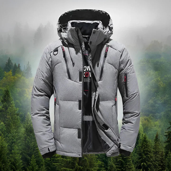 Parka arctic shield da uomo in piumino con cappuccio staccabile