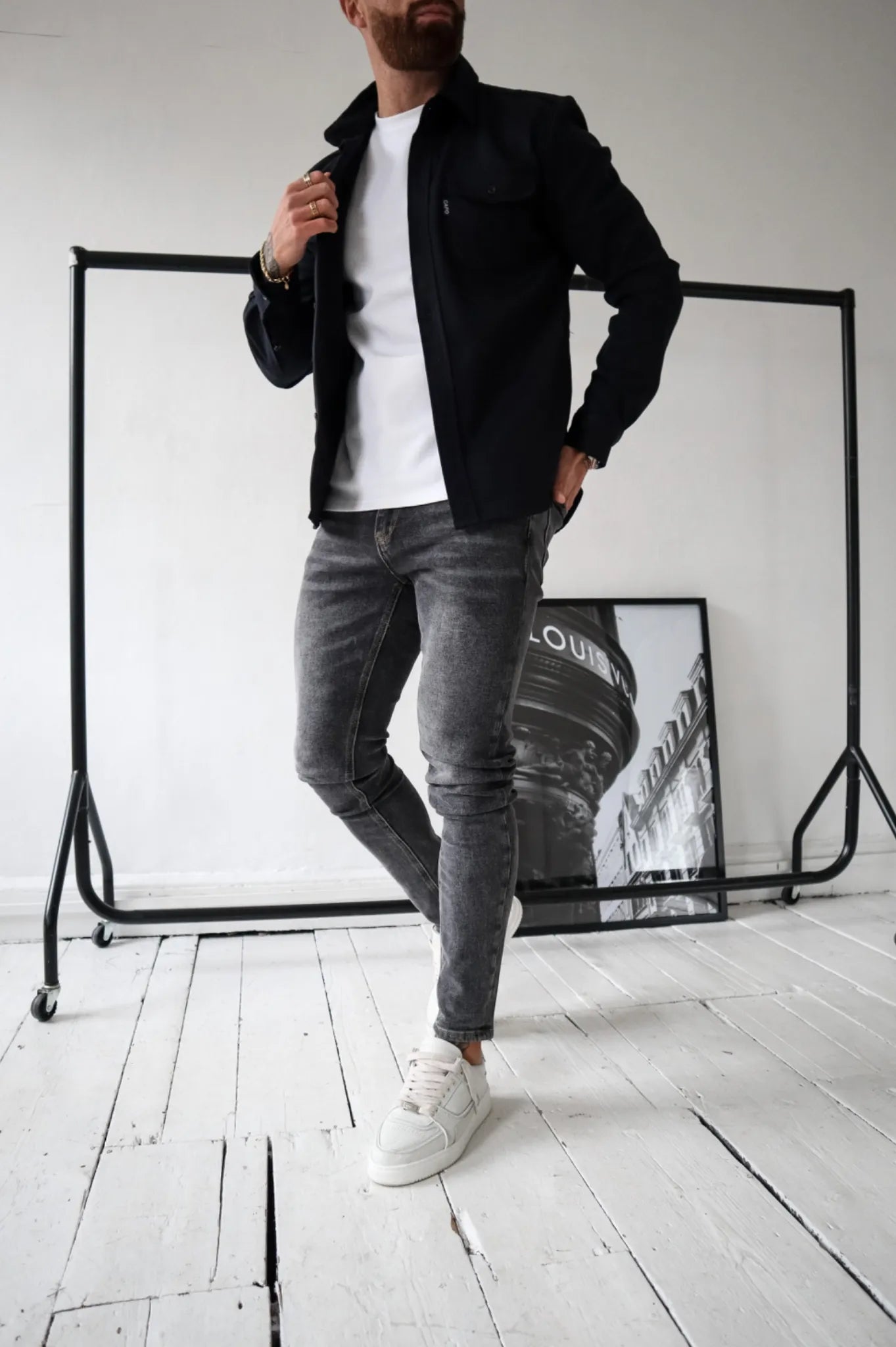 Giacca-camicia moderna per uomo - Azan