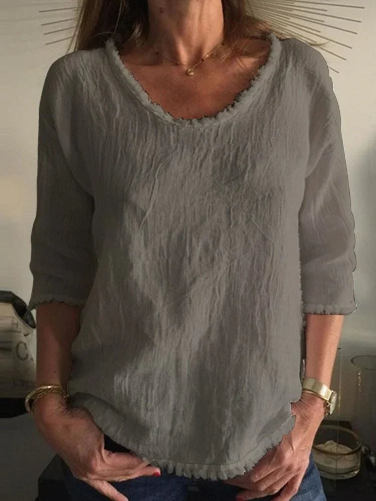 Top casual in lino: comodo ed elegante