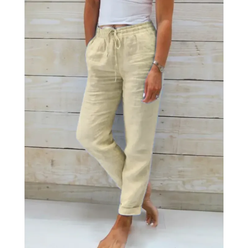 Stacy – pantaloni di lino eleganti per le donne