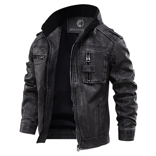 Benne - elegante giacca in pelle premium per uomo