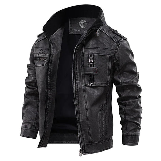 Benne - elegante giacca in pelle premium per uomo