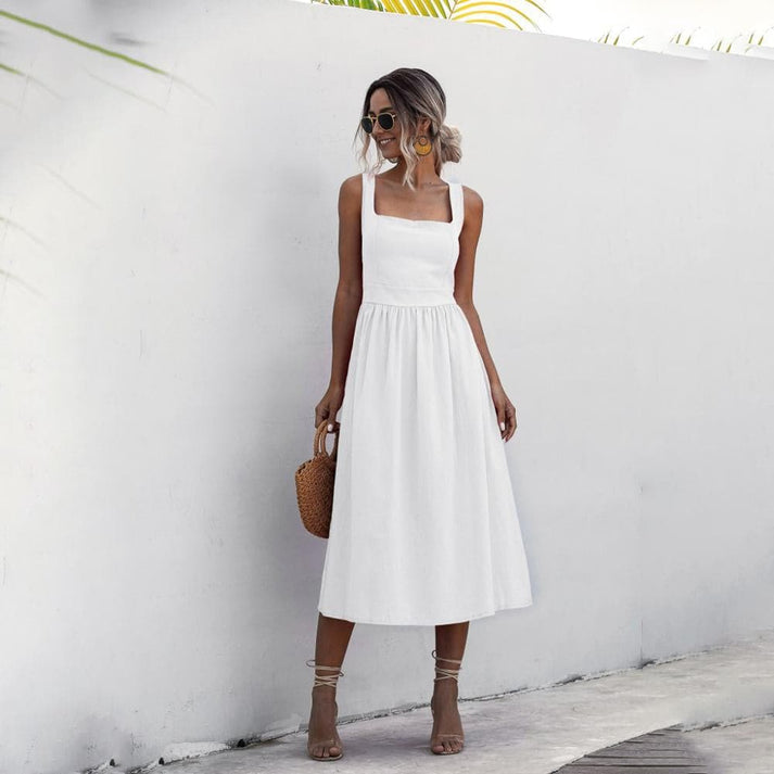 Lara - elegante abito senza maniche per l'estate
