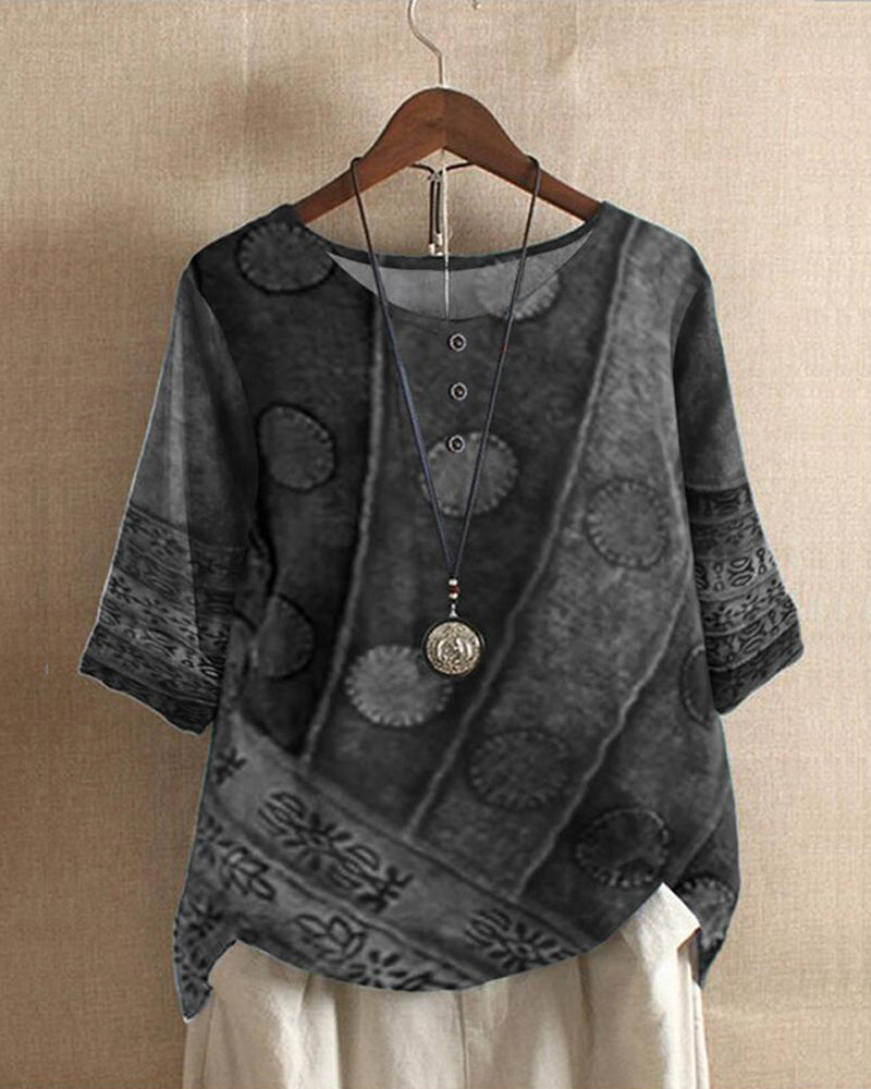 Top casual a mezza manica di Elise