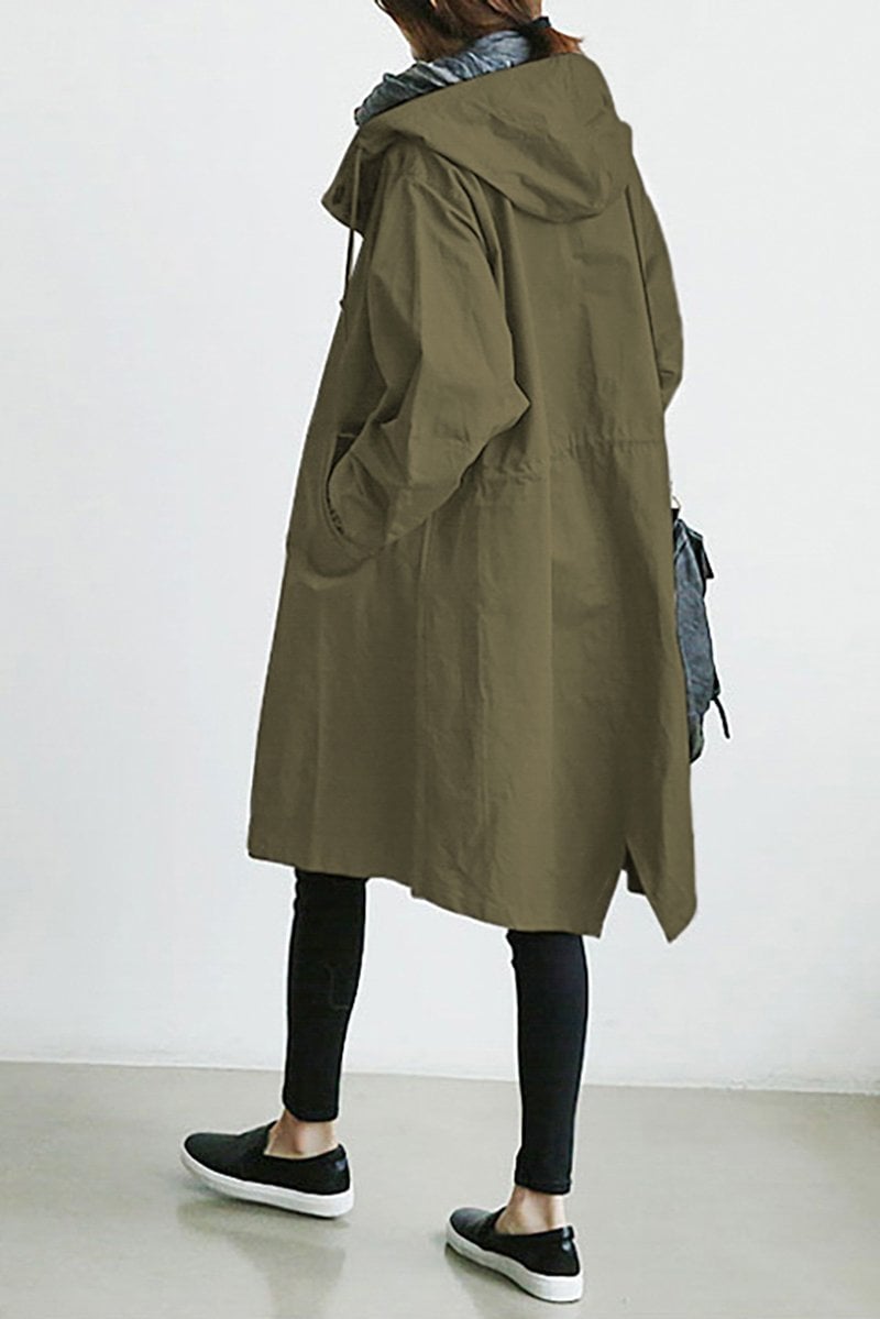 Bellerue - trench impermeabile con cappuccio