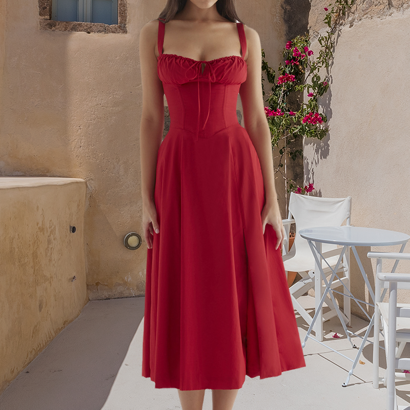 Zoe - abito estivo con dettagli corsetto