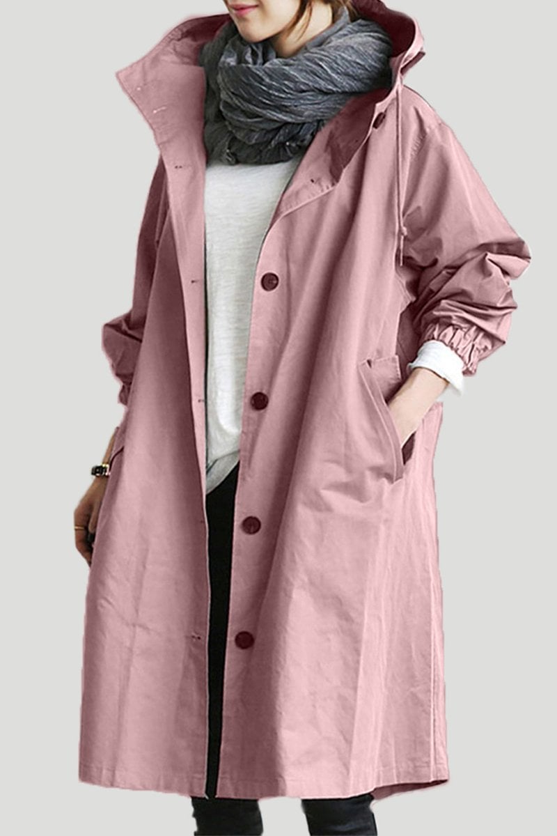 Bellerue - trench impermeabile con cappuccio
