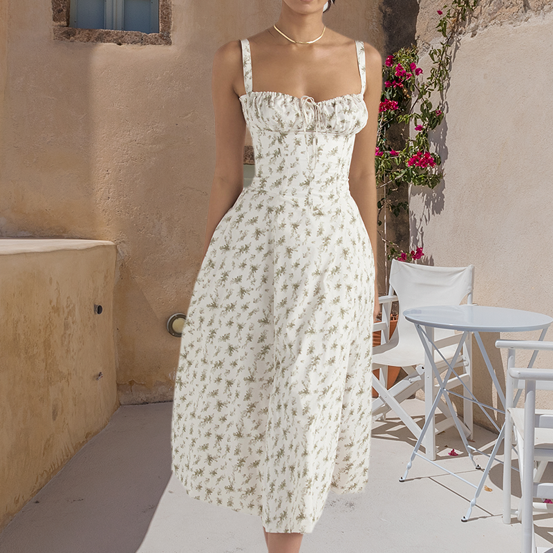 Zoe - abito estivo con dettagli corsetto
