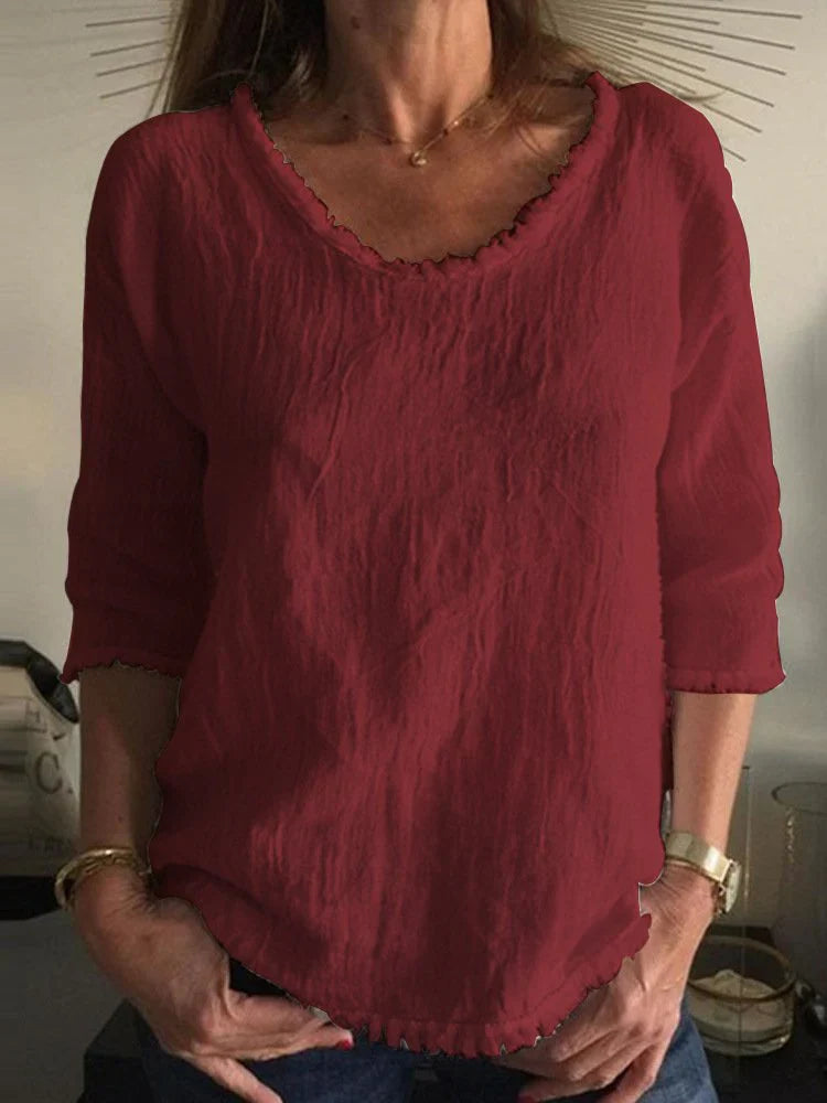 Top casual in lino: comodo ed elegante