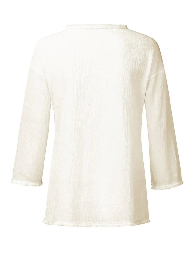 Top casual in lino: comodo ed elegante