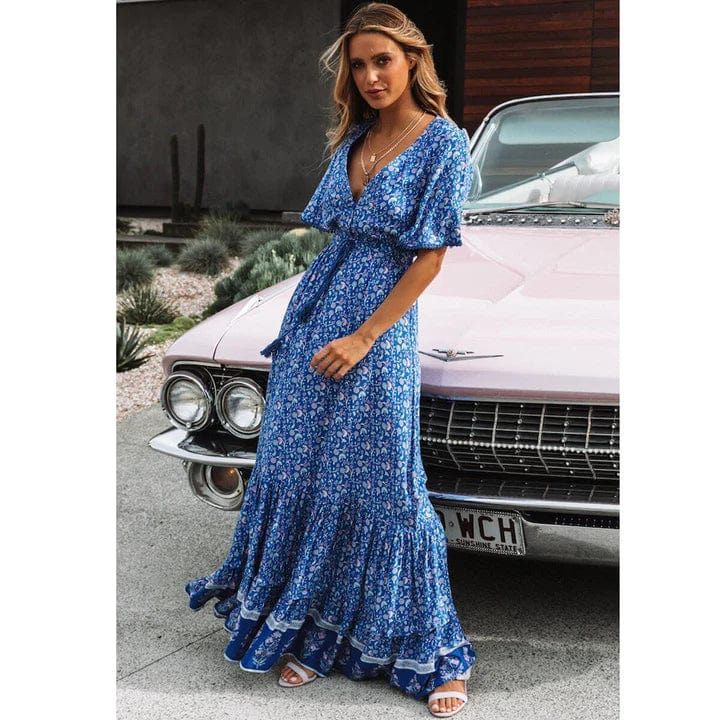 Abito floreale hippie chic | Aereo