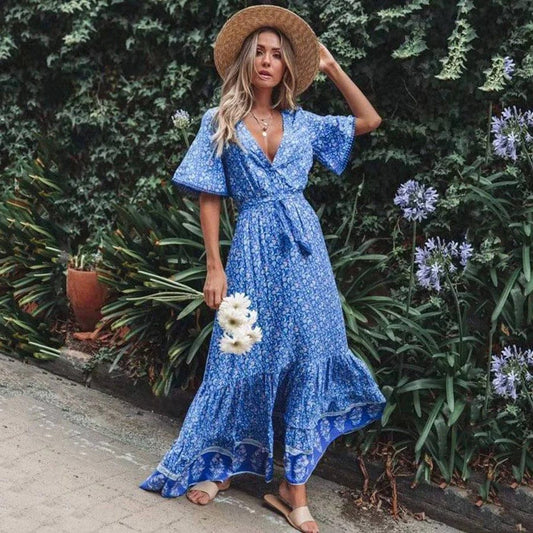 Abito floreale hippie chic | Aereo